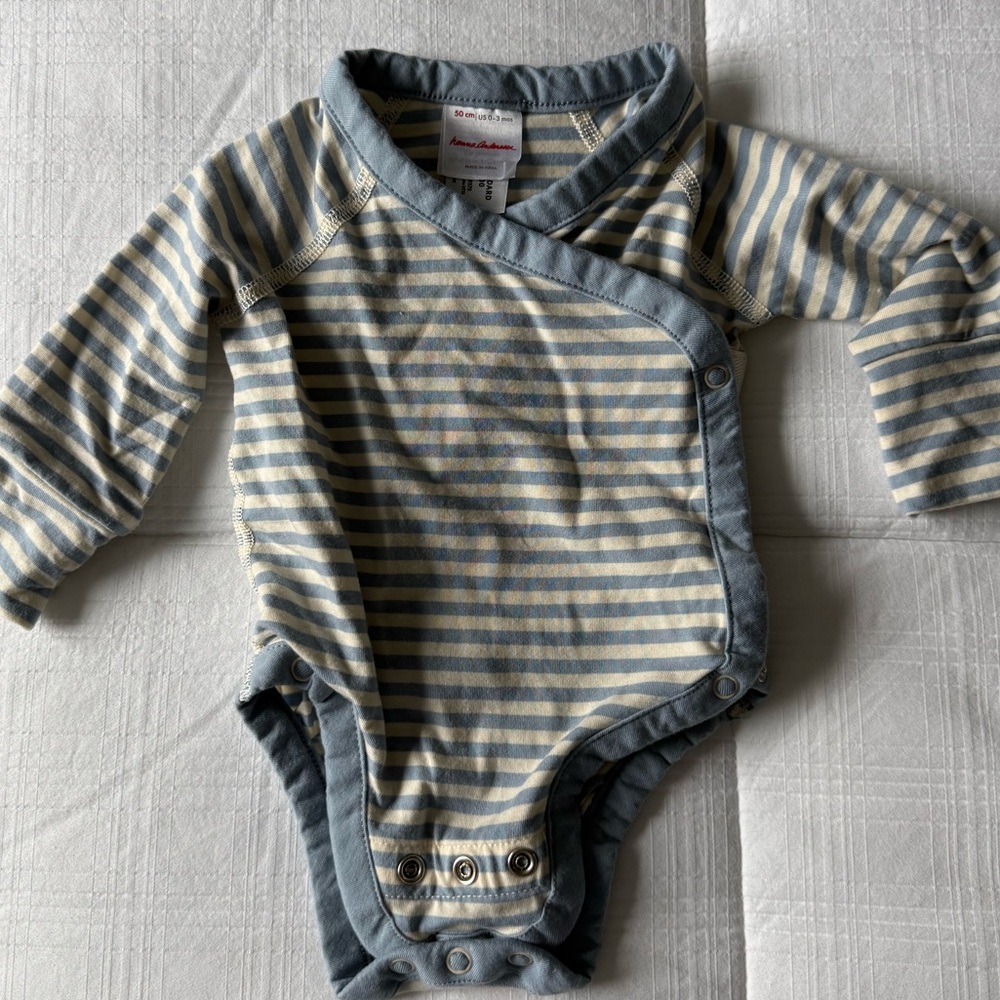 Hanna Andersson Baby Boy Layette Bodysuit in HannaSoft